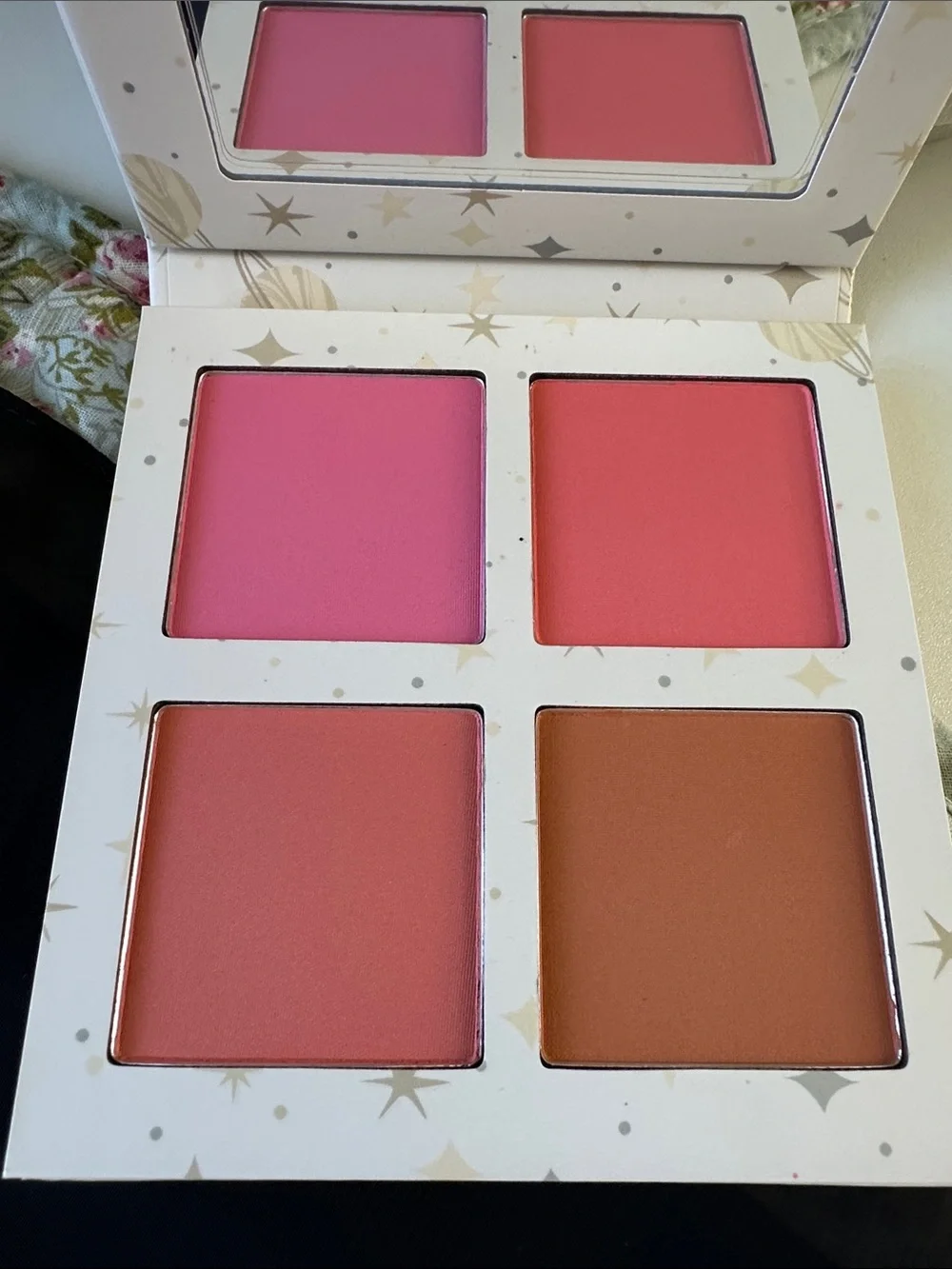 Moonslice Beauty Palette blush – White & Gold Packaging